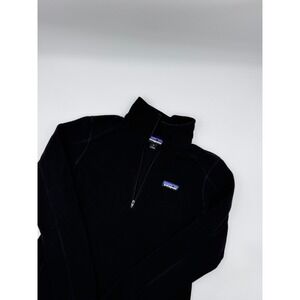 Patagonia Womens Black Micro Fleece Pullover Medium‎